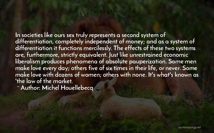 Economic Liberalism Quotes By Michel Houellebecq