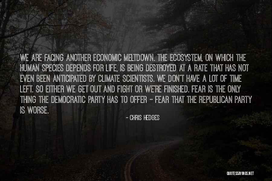 Economic Meltdown Quotes By Chris Hedges