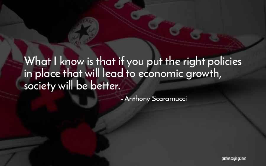 Economic Policies Quotes By Anthony Scaramucci