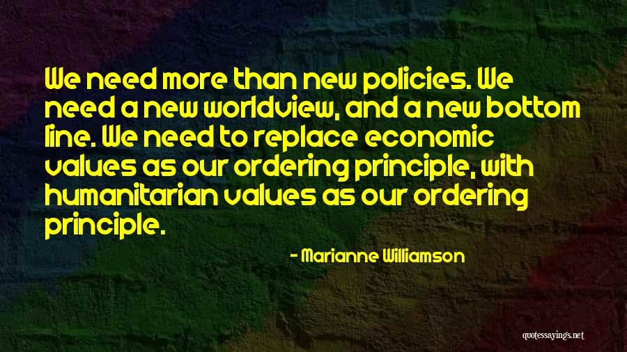 Economic Policies Quotes By Marianne Williamson