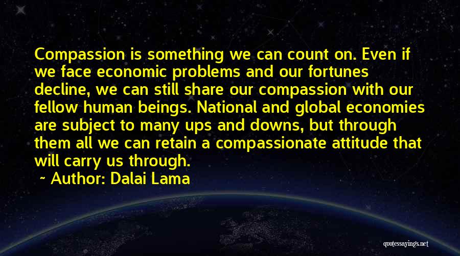 Economic Problems Quotes By Dalai Lama