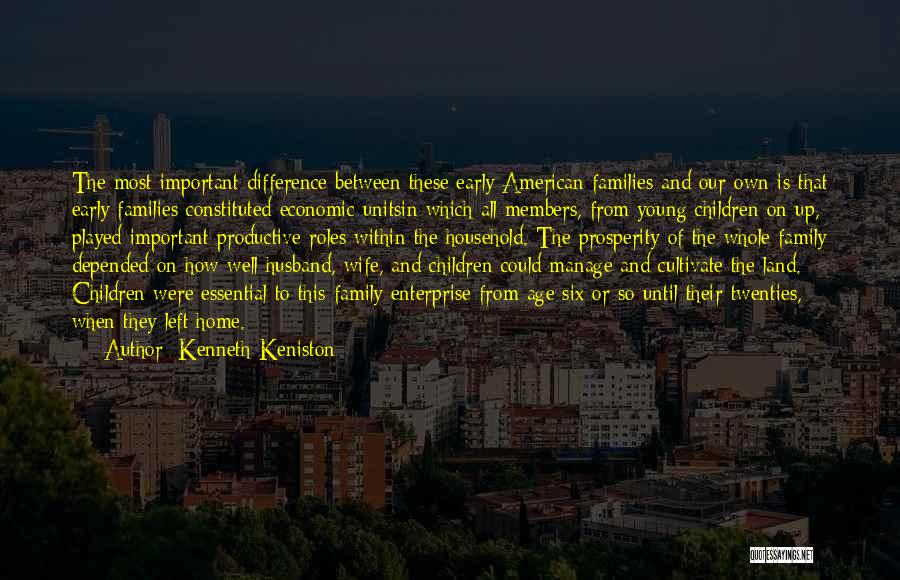 Economic Prosperity Quotes By Kenneth Keniston