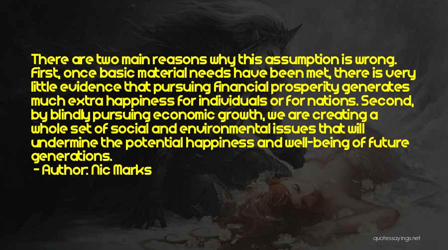 Economic Prosperity Quotes By Nic Marks