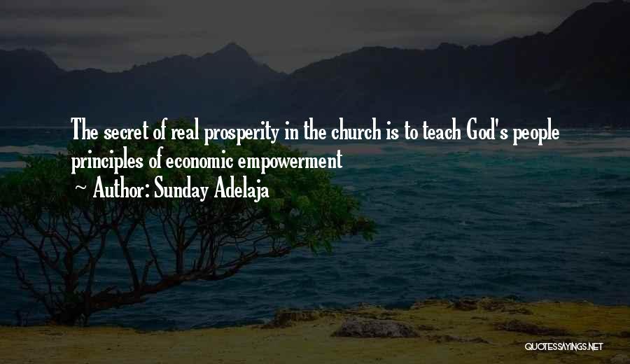 Economic Prosperity Quotes By Sunday Adelaja