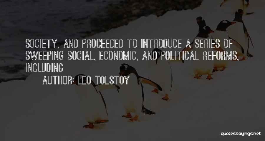 Economic Reforms Quotes By Leo Tolstoy