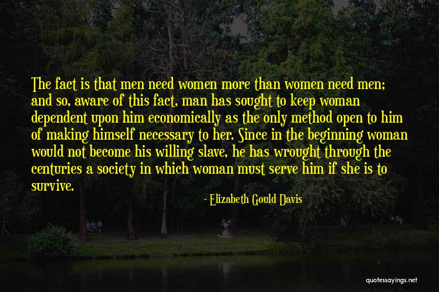 Economically Quotes By Elizabeth Gould Davis Economically Quotes By Elizabeth Gould Davis