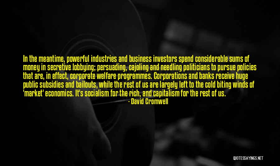 Economics And Capitalism Quotes By David Cromwell Economics And Capitalism Quotes By David Cromwell