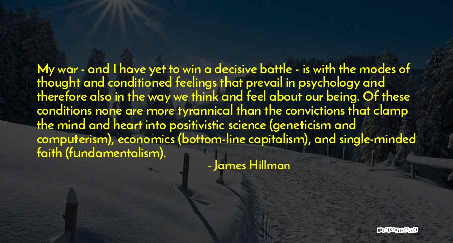 Economics And Capitalism Quotes By James Hillman