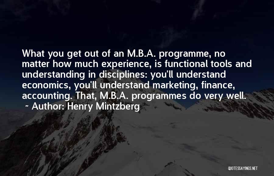 Economics And Finance Quotes By Henry Mintzberg