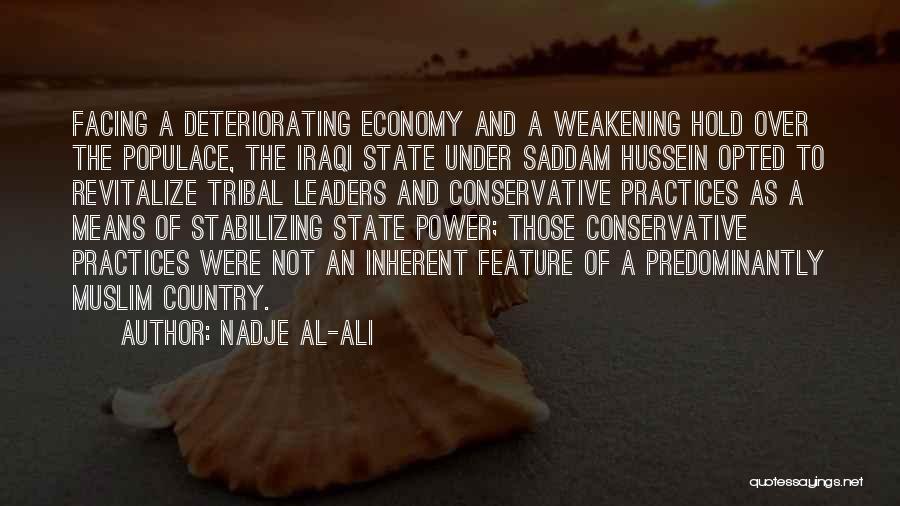 Economics And Government Quotes By Nadje Al-Ali