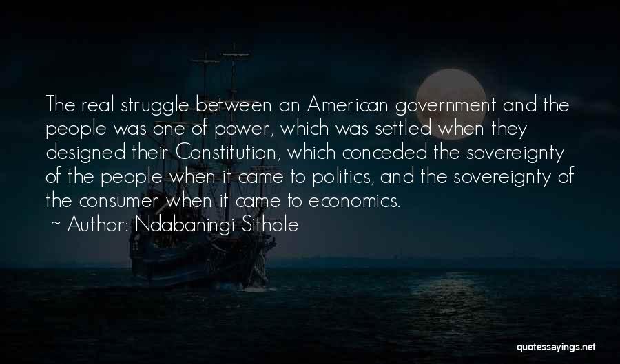 Economics And Government Quotes By Ndabaningi Sithole