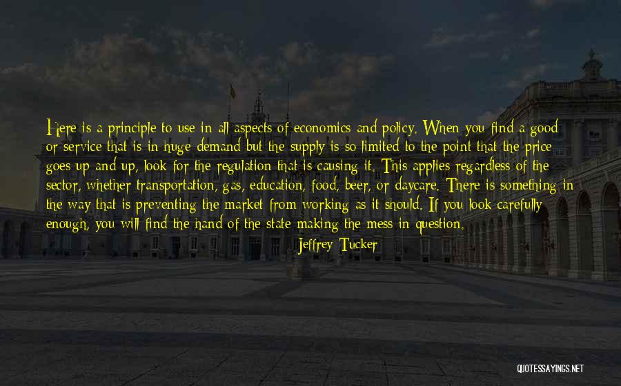 Economics Supply And Demand Quotes By Jeffrey Tucker