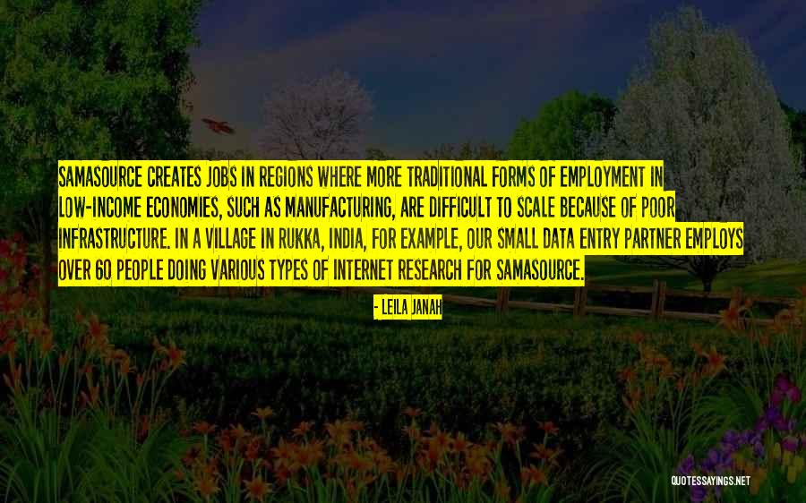 Economies Of Scale Quotes By Leila Janah