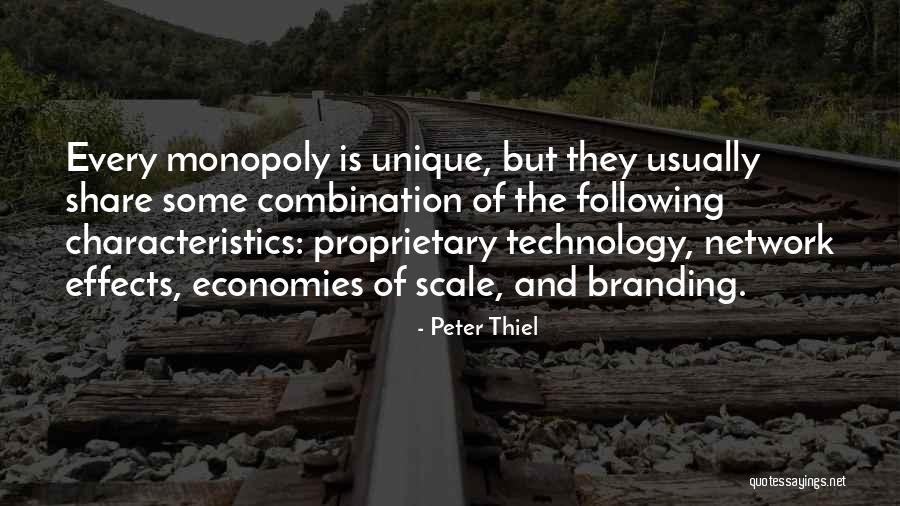 Economies Of Scale Quotes By Peter Thiel