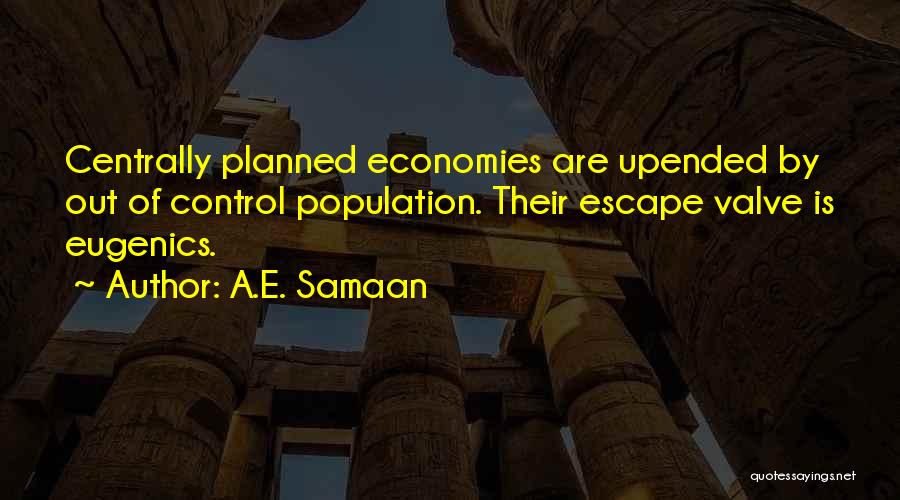 Economies Quotes By A.E. Samaan