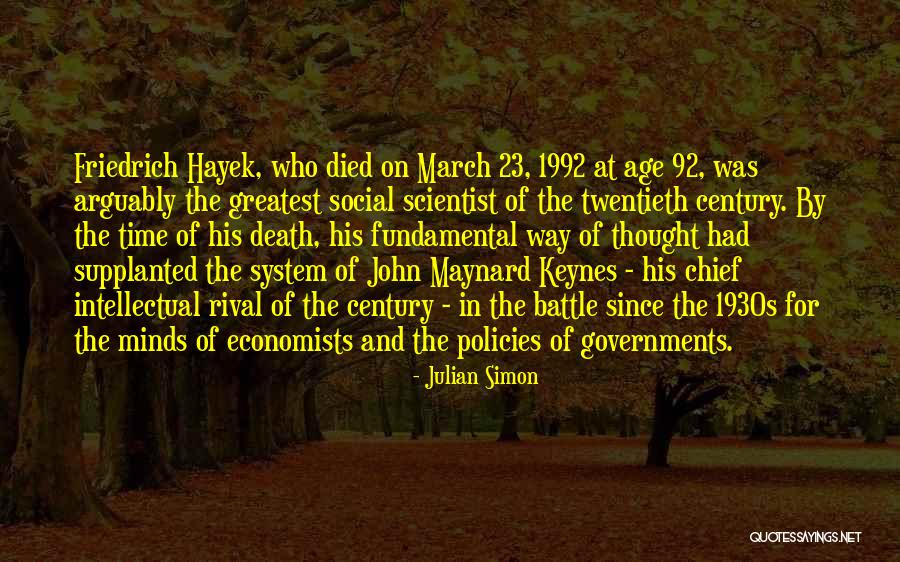 Economists Keynes Quotes By Julian Simon Economists Keynes Quotes By Julian Simon