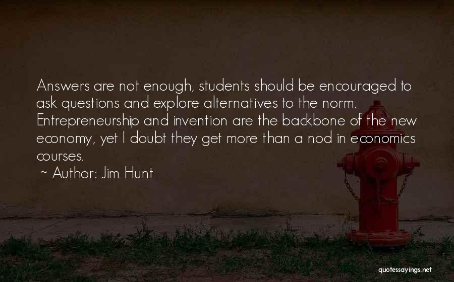 Economy And Economics Quotes By Jim Hunt