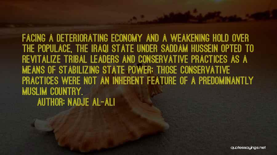 Economy And Economics Quotes By Nadje Al-Ali