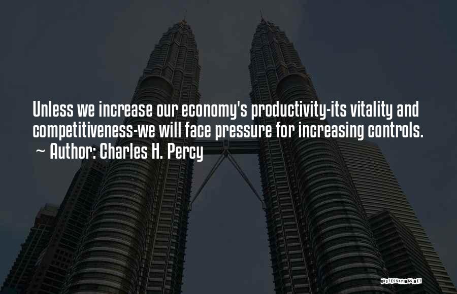 Economy And Politics Quotes By Charles H. Percy