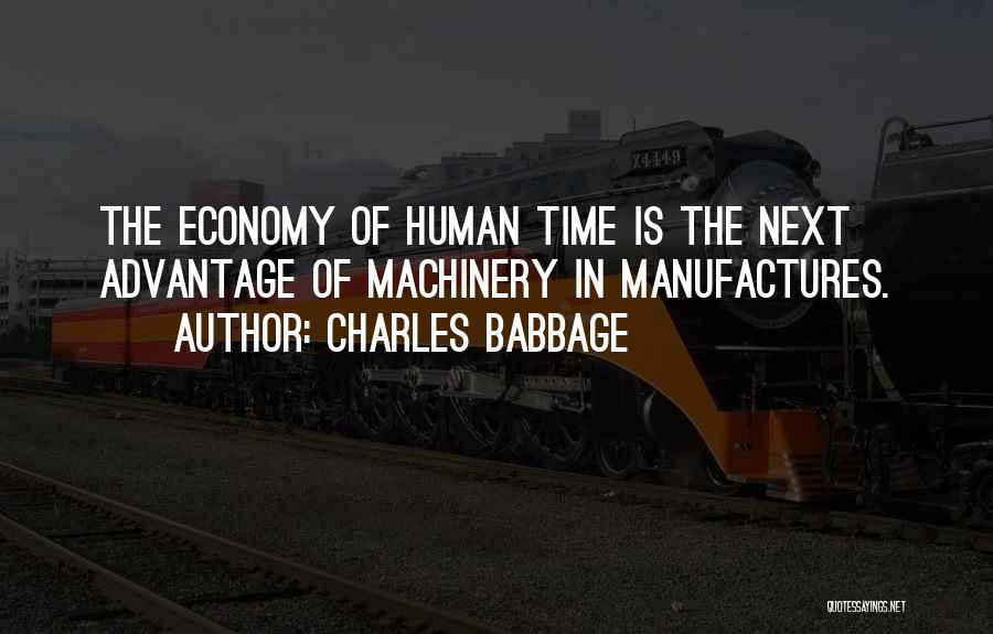 Economy Quotes By Charles Babbage