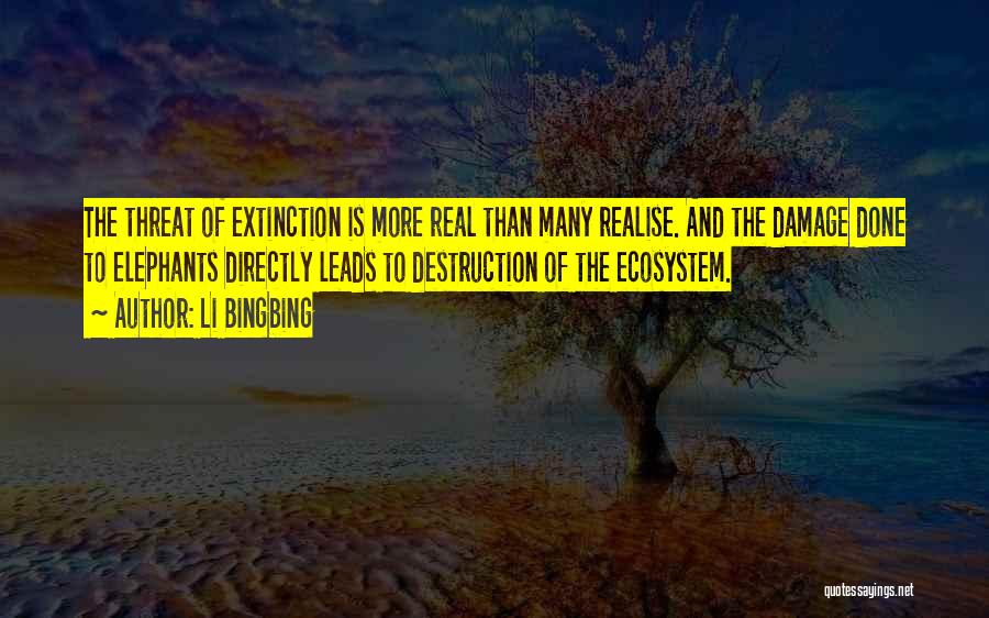 Ecosystem Quotes By Li Bingbing