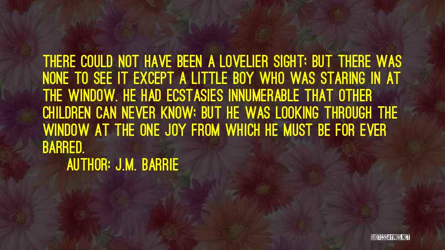 Ecstasies Quotes By J.M. Barrie