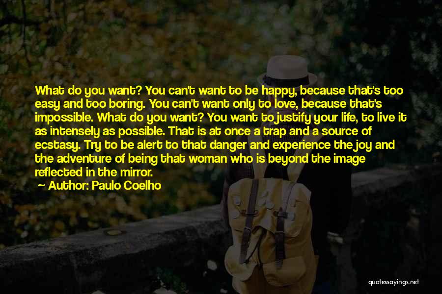 Ecstasy Life Quotes By Paulo Coelho