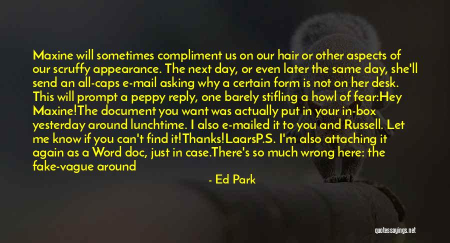 Ed Park Quotes 2006503