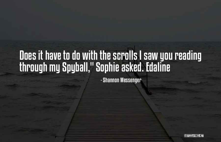 Edaline Quotes By Shannon Messenger Edaline Quotes By Shannon Messenger