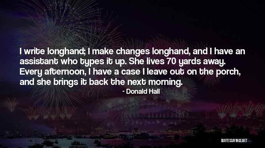Eddication Quotes By Donald Hall Eddication Quotes By Donald Hall
