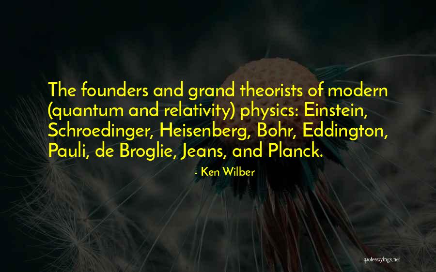 Eddington Quotes By Ken Wilber