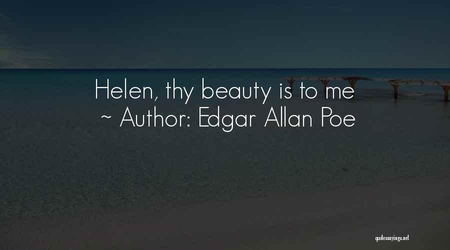 Edgar Allan Poe Beauty Quotes By Edgar Allan Poe