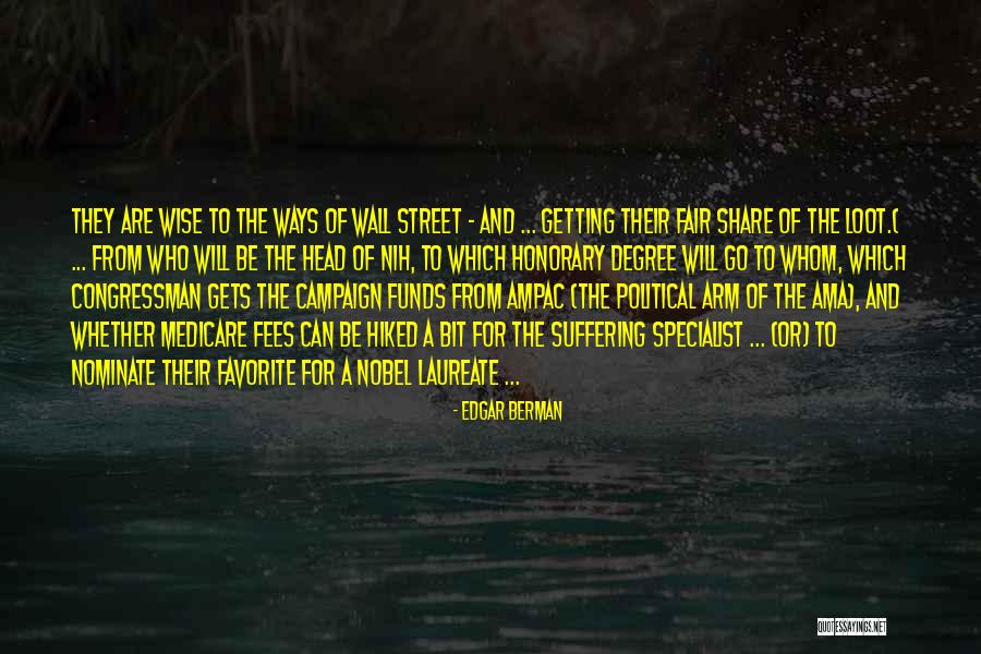 Edgar Berman Quotes 452590