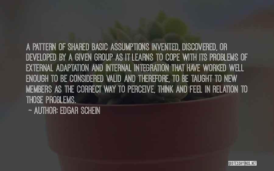 Edgar Schein Quotes 1248265