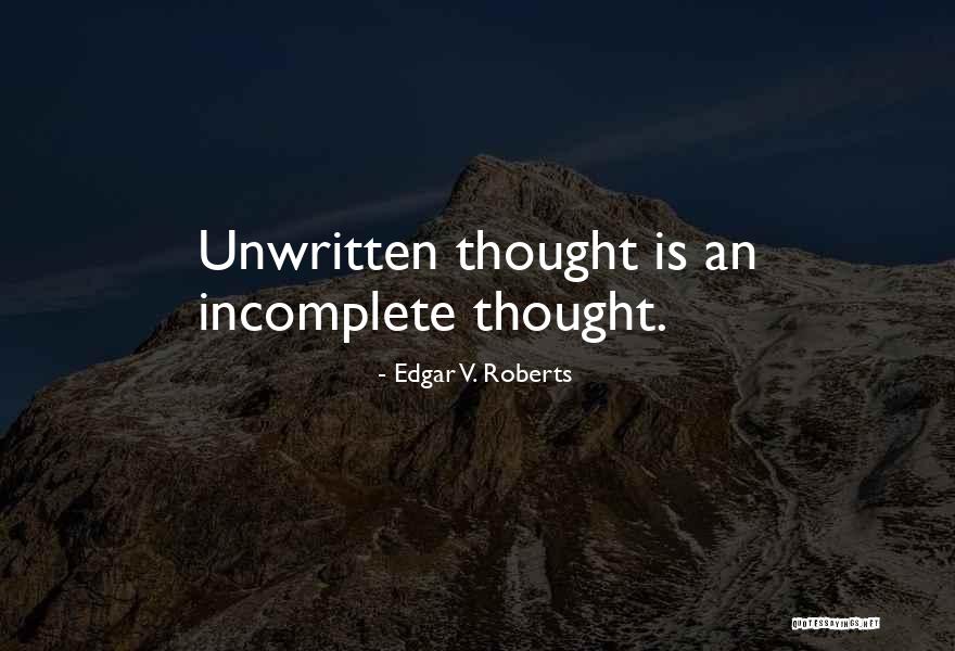 Edgar V. Roberts Quotes 1611241 Edgar V. Roberts Quotes 1611241