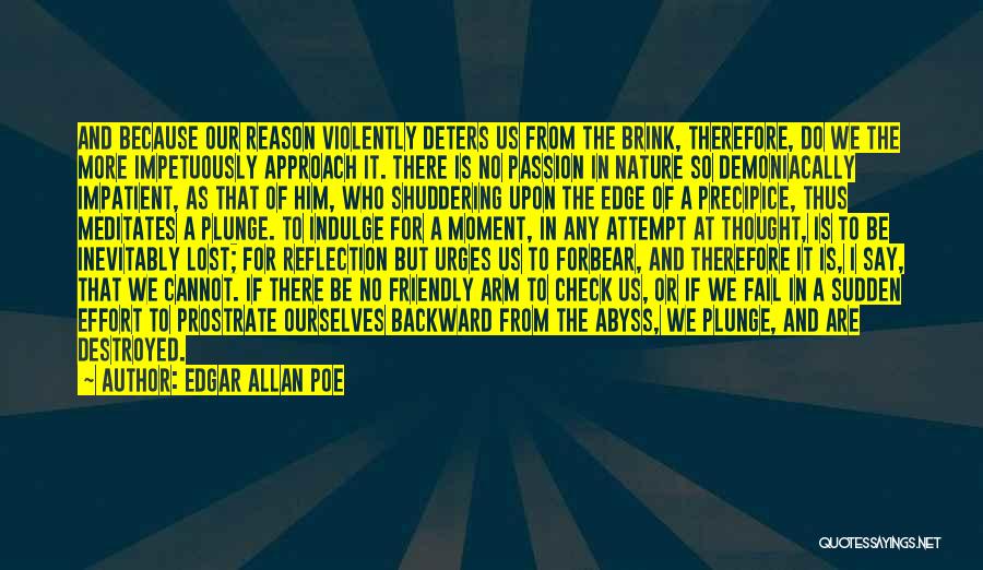 Edge Of Reason Quotes By Edgar Allan Poe