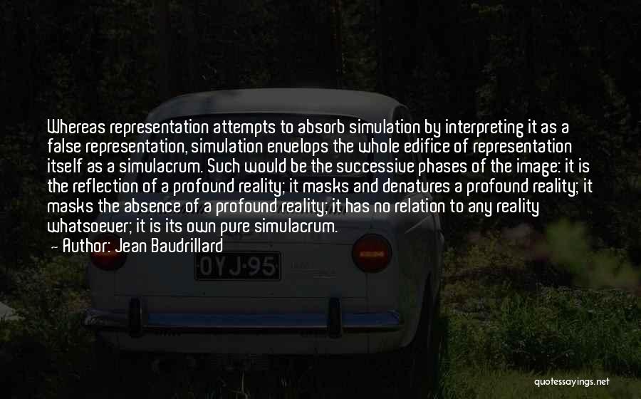 Edifice Quotes By Jean Baudrillard