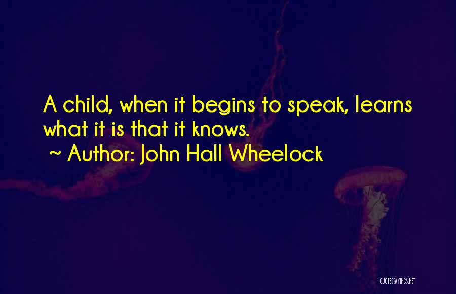 Edifies Def Quotes By John Hall Wheelock