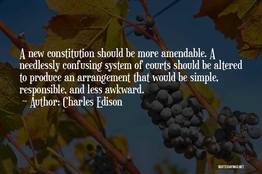 Edison Quotes By Charles Edison