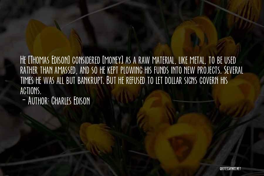 Edison Quotes By Charles Edison