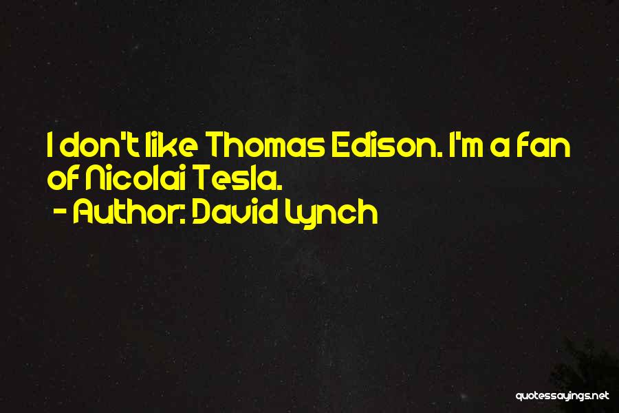 Edison Quotes By David Lynch