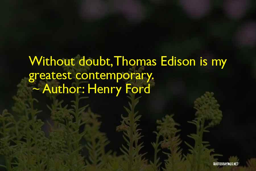 Edison Quotes By Henry Ford