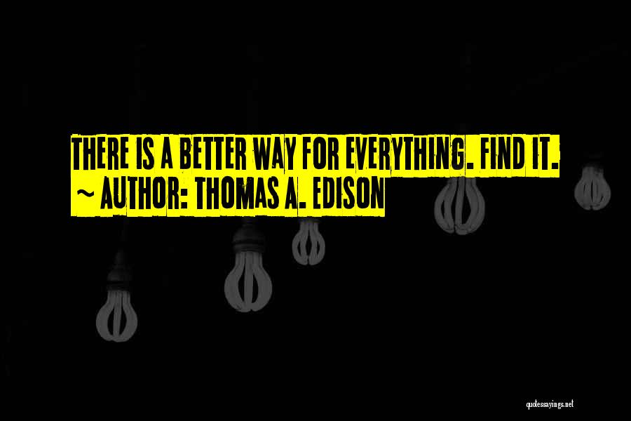 Edison Thomas Quotes By Thomas A. Edison