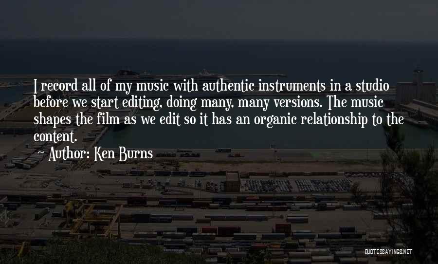 Edit Quotes By Ken Burns