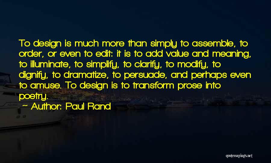 Edit Quotes By Paul Rand