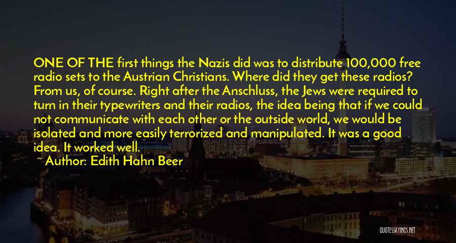 Edith Hahn Beer Quotes 471625