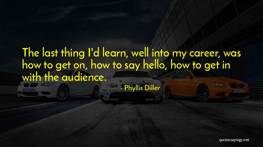 Edith Sampson Quotes By Phyllis Diller Edith Sampson Quotes By Phyllis Diller