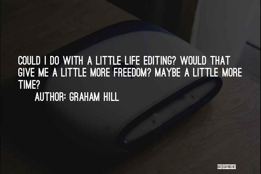 Editing Quotes By Graham Hill