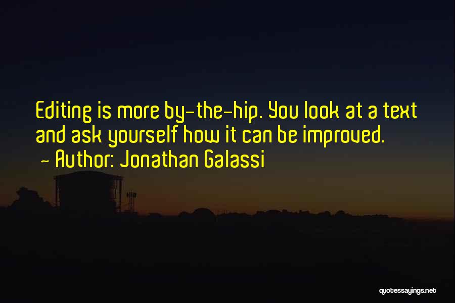 Editing Quotes By Jonathan Galassi