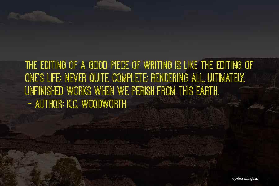 Editing Quotes By K.C. Woodworth